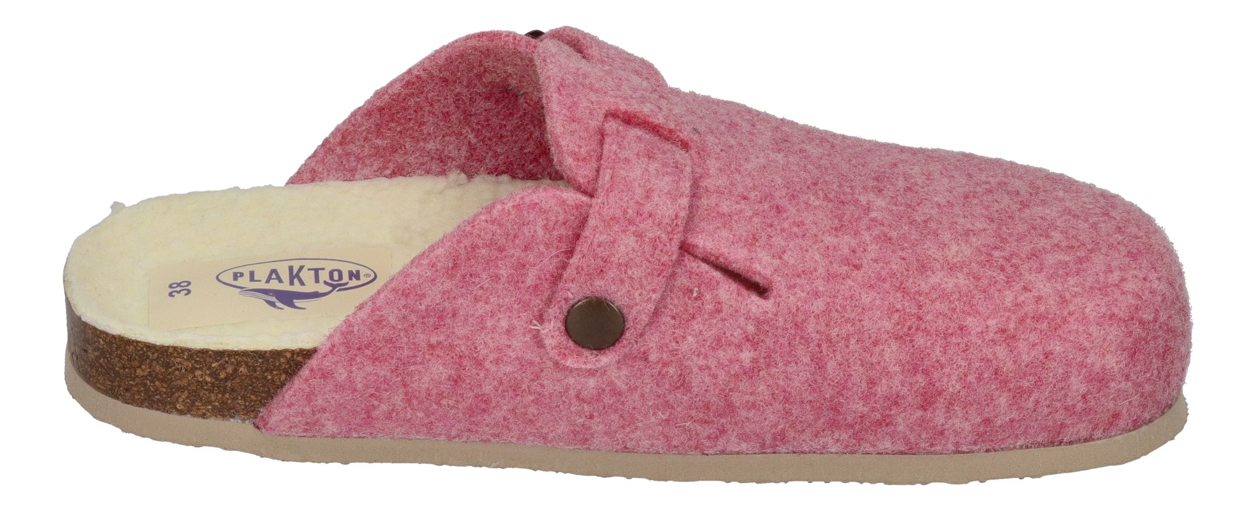 PLAKTON Damen Clogs BLOGG FIELTRO WOOL 181539 rosa