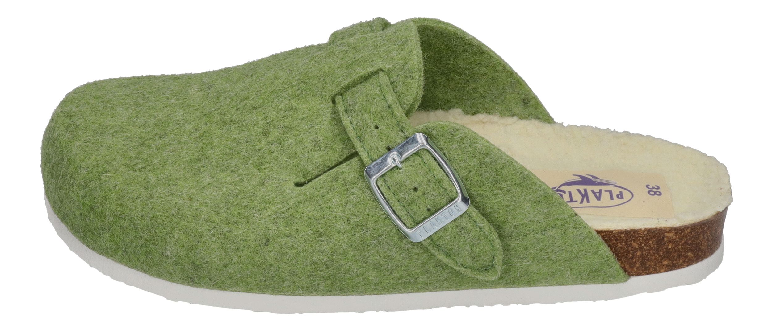 PLAKTON Damen Clogs BLOGG FIELTRO WOOL 181539 verde