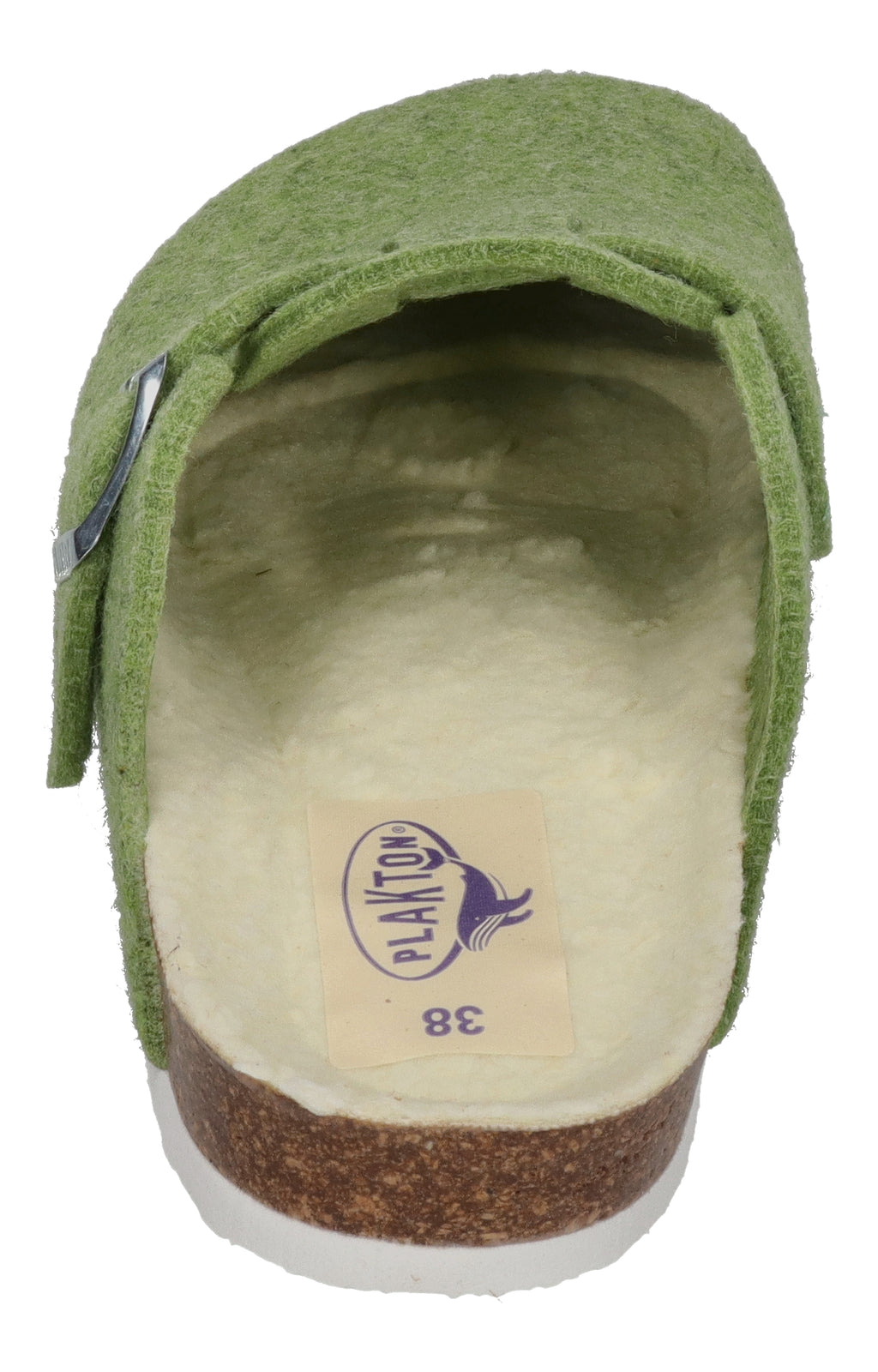 PLAKTON Damen Clogs BLOGG FIELTRO WOOL 181539 verde