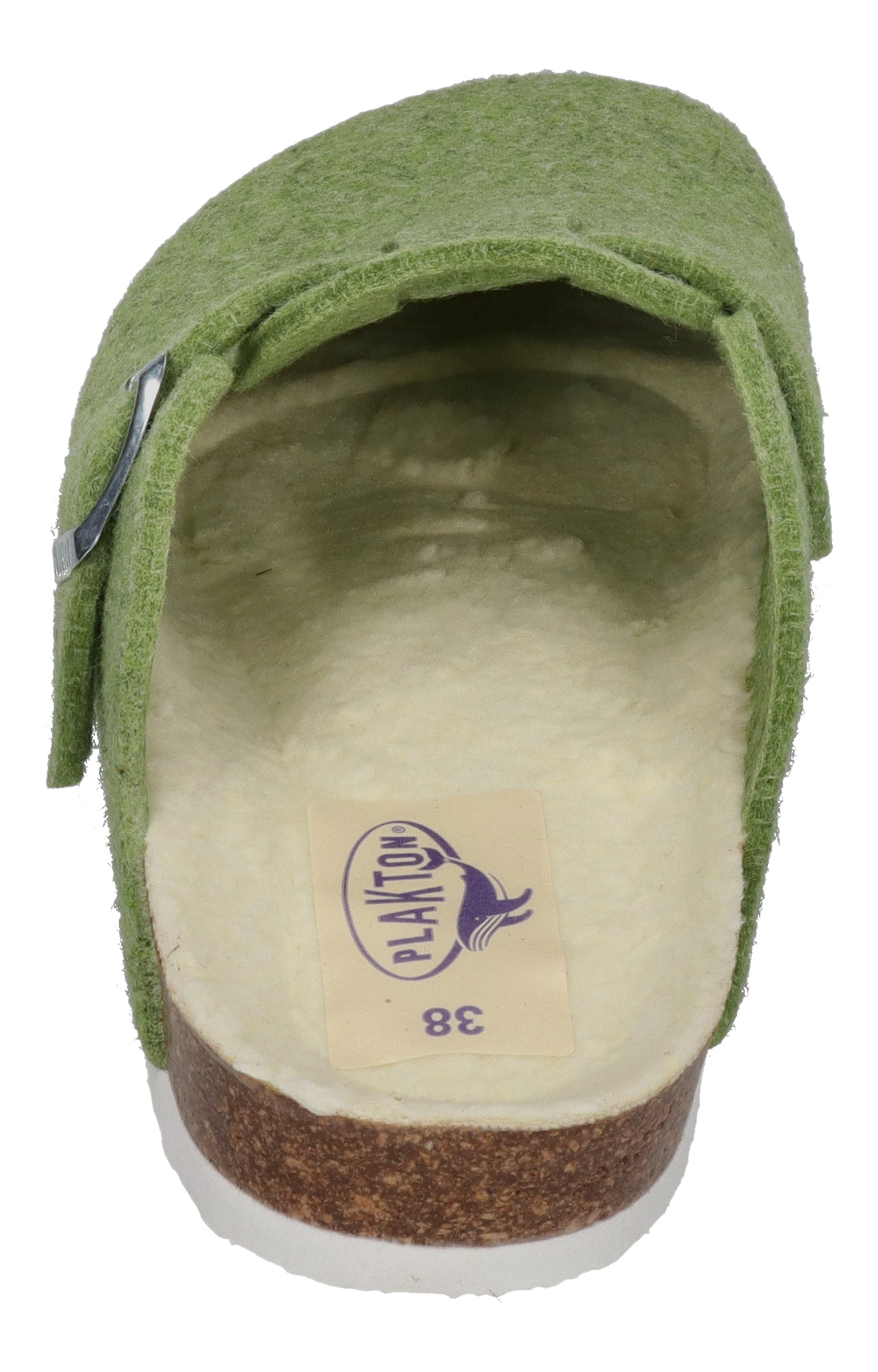 PLAKTON Damen Clogs BLOGG FIELTRO WOOL 181539 verde
