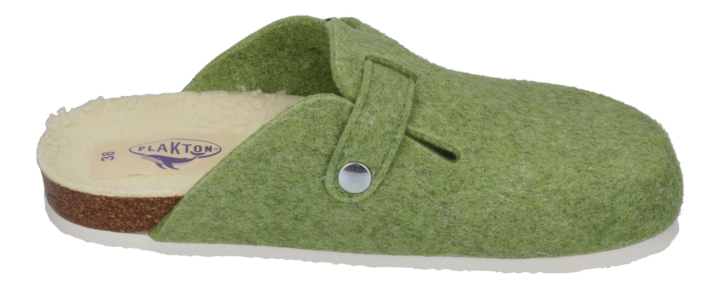PLAKTON Damen Clogs BLOGG FIELTRO WOOL 181539 verde