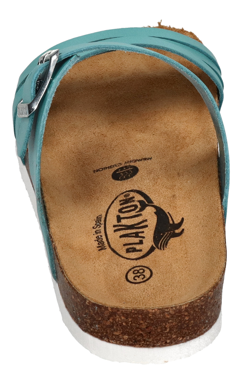 PLAKTON Damenschuhe Pantoletten - BERTA 185862 - aqua