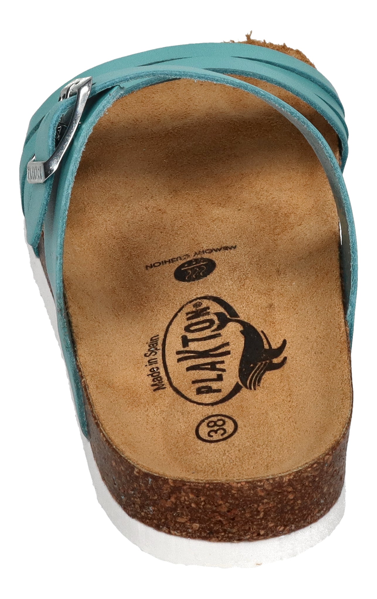 PLAKTON Damenschuhe Pantoletten - BERTA 185862 - aqua