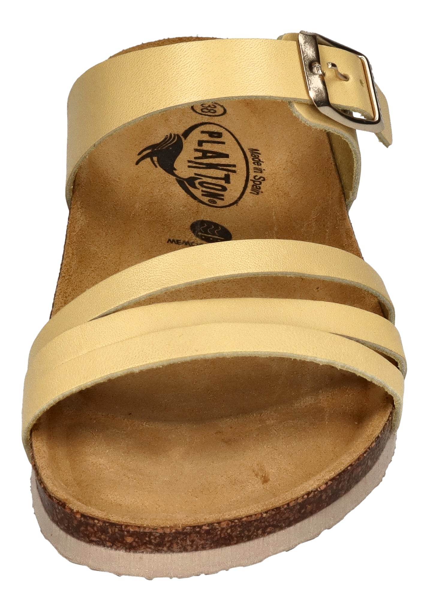 PLAKTON Damenschuhe Pantoletten - BERTA 185862 - limonello