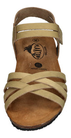 PLAKTON Damen - Sandalen NORMANDIE 776098 - nobuck 2 kiwi