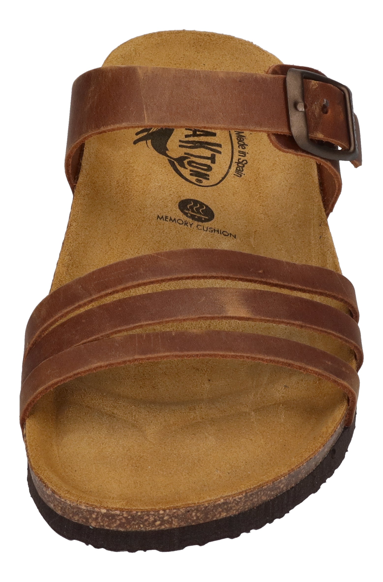 PLAKTON Damenschuhe Pantoletten - BERTA 185862 - roble