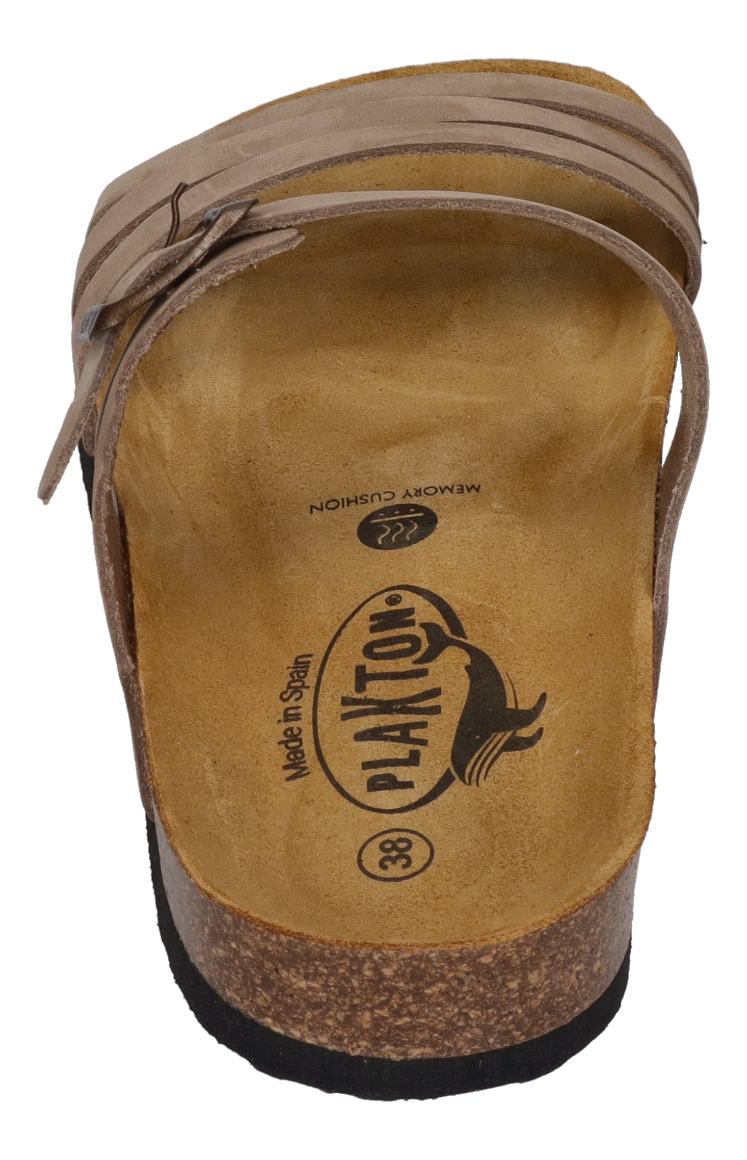 PLAKTON Damenschuhe Pantoletten - BERTA 185862 - taupe