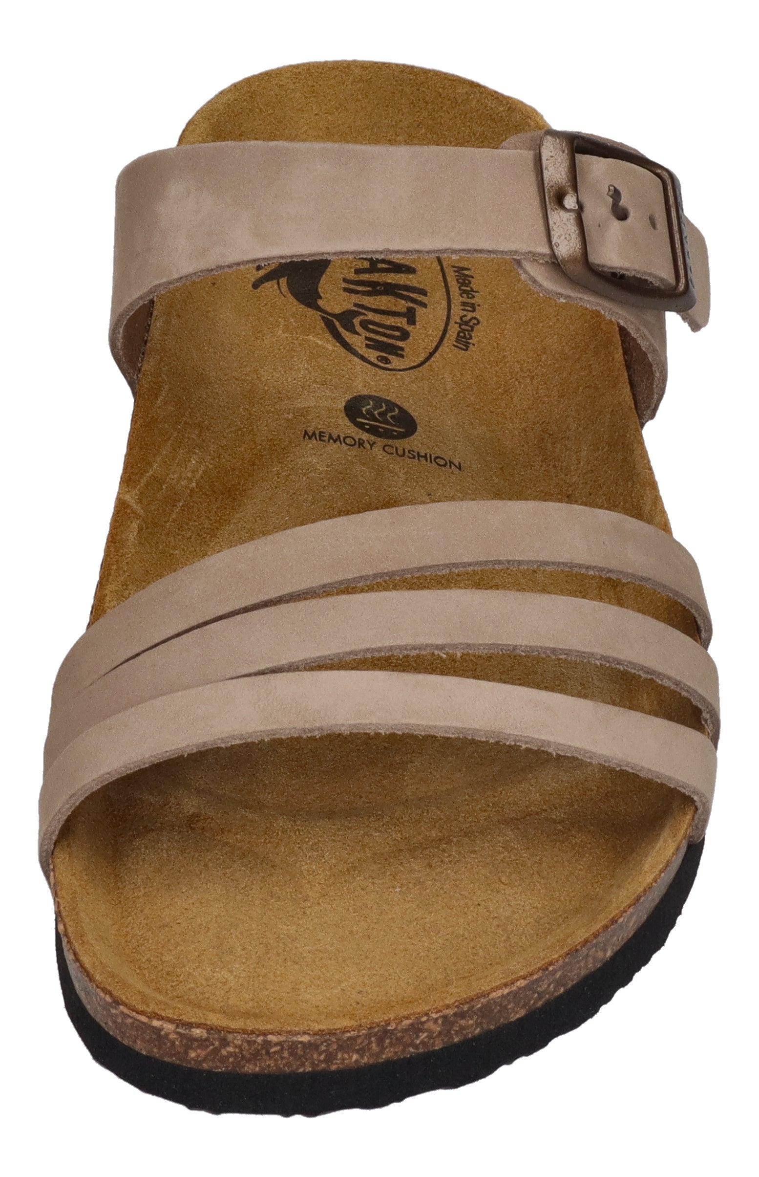 PLAKTON Damenschuhe Pantoletten - BERTA 185862 - taupe
