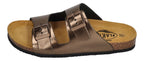 PLAKTON Damenschuhe Pantoletten - BETA 180010 - bronce