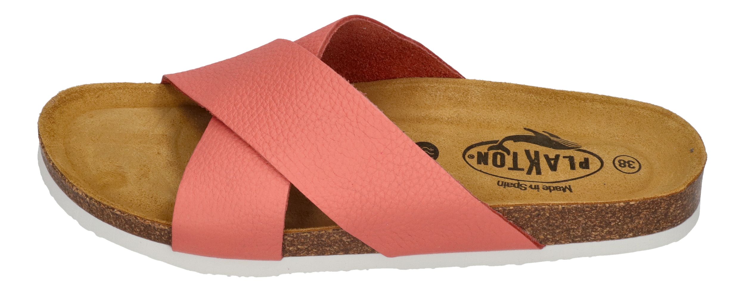 PLAKTON Damenschuhe Pantoletten - BIBI 181051 - coral