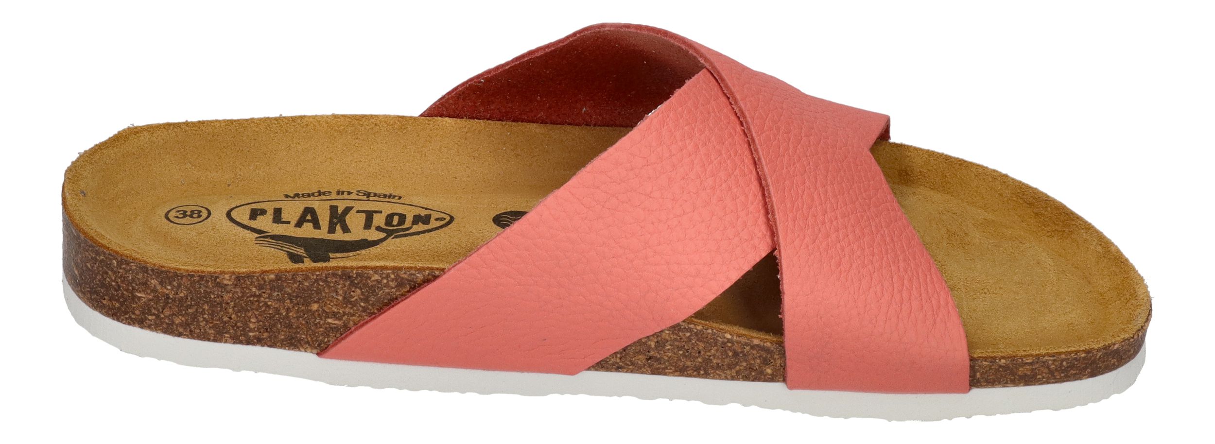 PLAKTON Damenschuhe Pantoletten - BIBI 181051 - coral