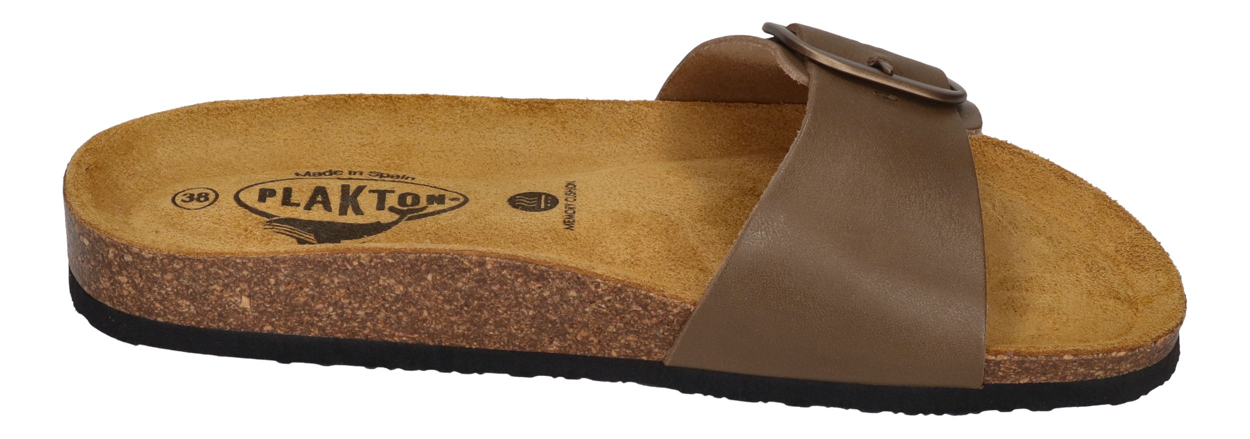 PLAKTON Damenschuhe Pantoletten - BIS 3 181018 - kaki