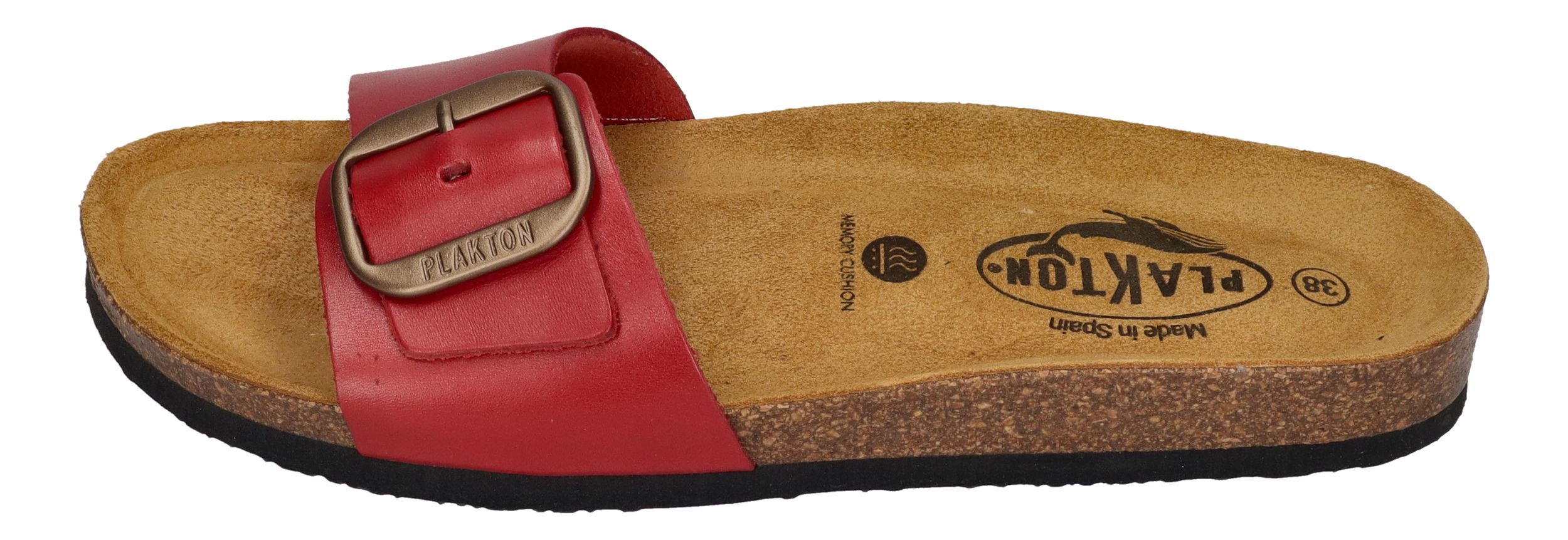 PLAKTON Damenschuhe Pantoletten - BIS 3 181018 - rojo