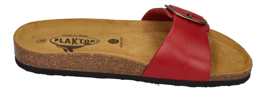 PLAKTON Damenschuhe Pantoletten - BIS 3 181018 - rojo
