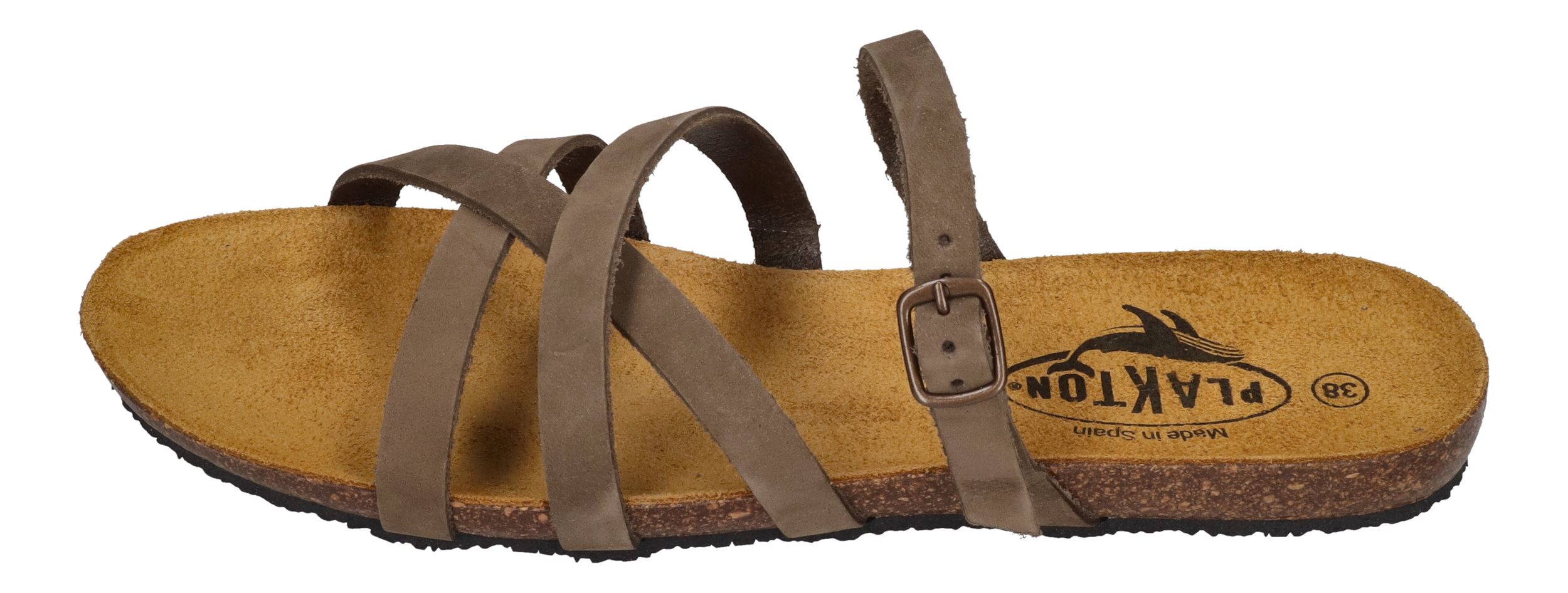 PLAKTON Damenschuhe-Pantoletten MAM AISHA 571025 - kaki