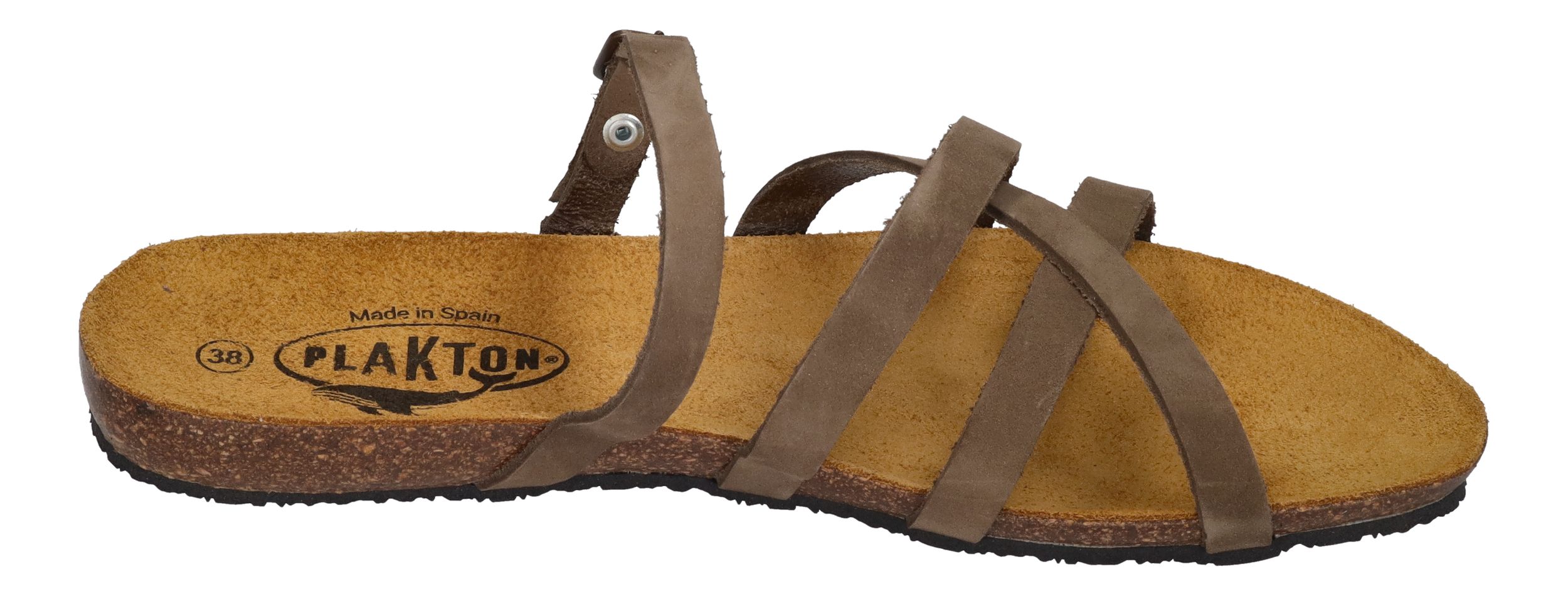 PLAKTON Damenschuhe-Pantoletten MAM AISHA 571025 - kaki