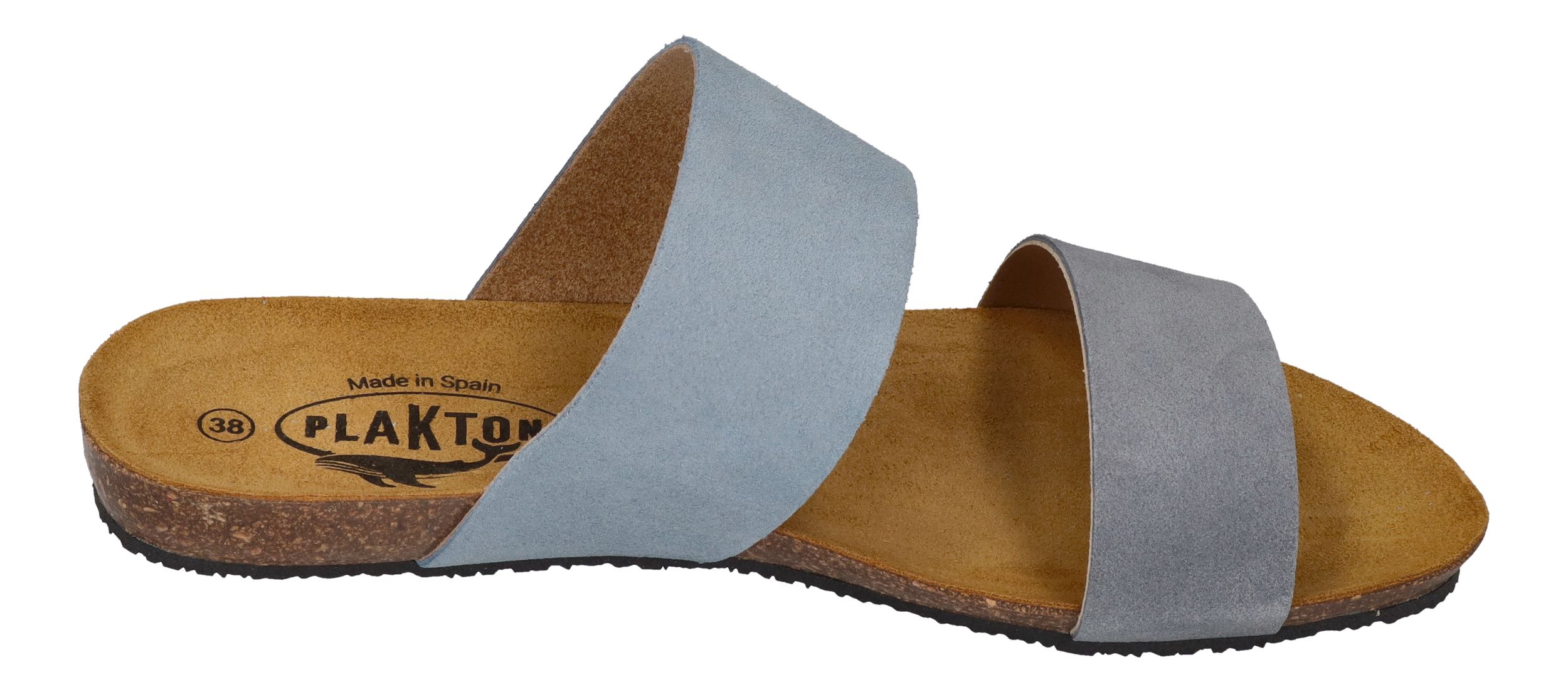 PLAKTON Damenschuhe Pantoletten - MAM BENIN 576315 - denim nube
