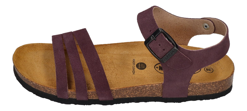 PLAKTON Damenschuhe Sandalen - BANNER 181007 - ciruela