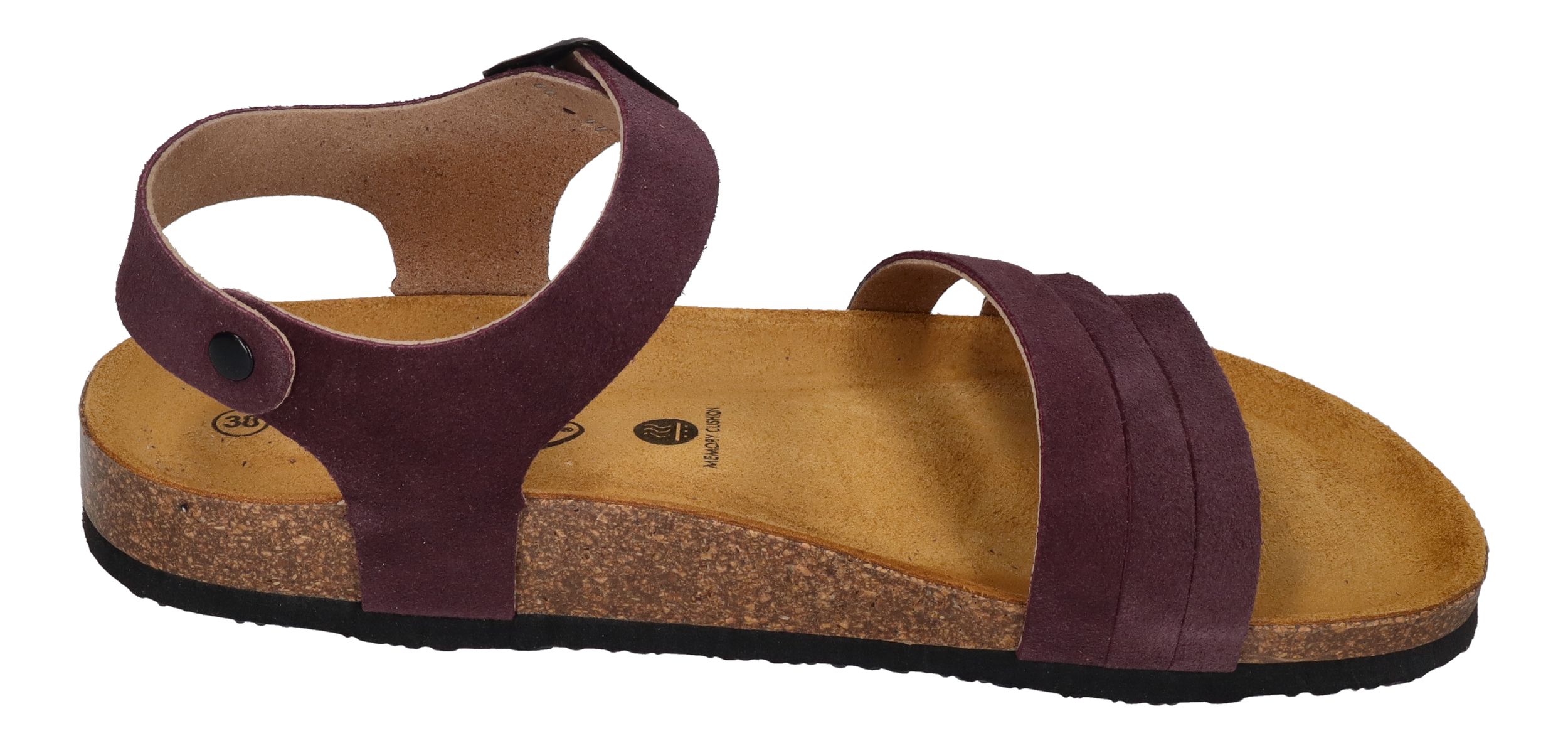 PLAKTON Damenschuhe Sandalen - BANNER 181007 - ciruela