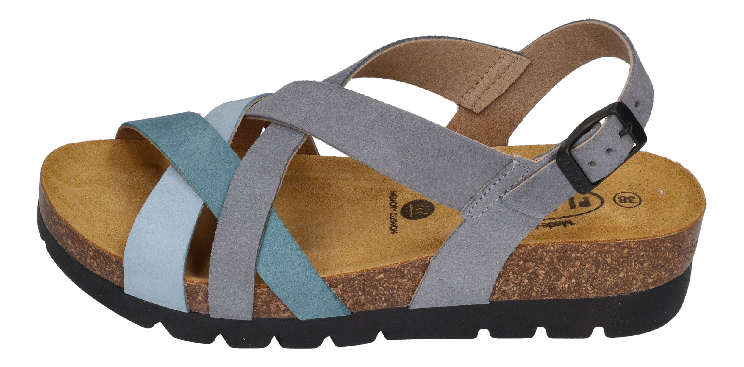 PLAKTON Damenschuhe Sandaletten COMPAS 355888 - nube denim
