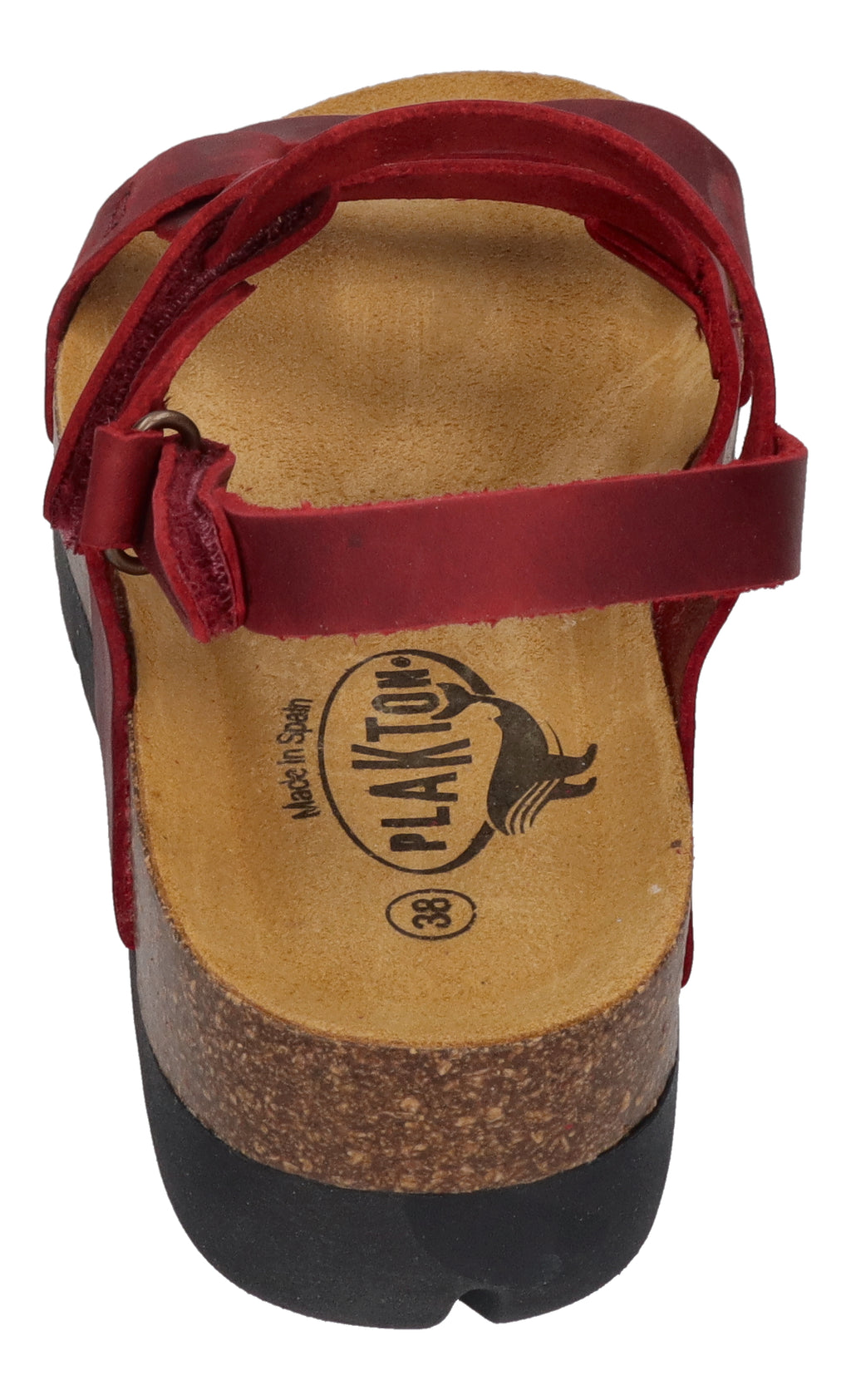 PLAKTON Damenschuhe Sandaletten CURVI 352005 - rojo