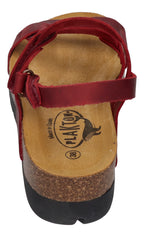 PLAKTON Damenschuhe Sandaletten CURVI 352005 - rojo