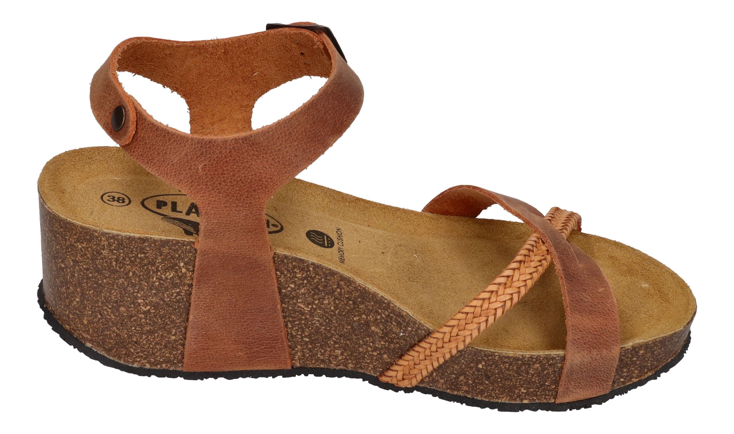 PLAKTON Damenschuhe Sandaletten SO FINAL 875087 trenza cuero