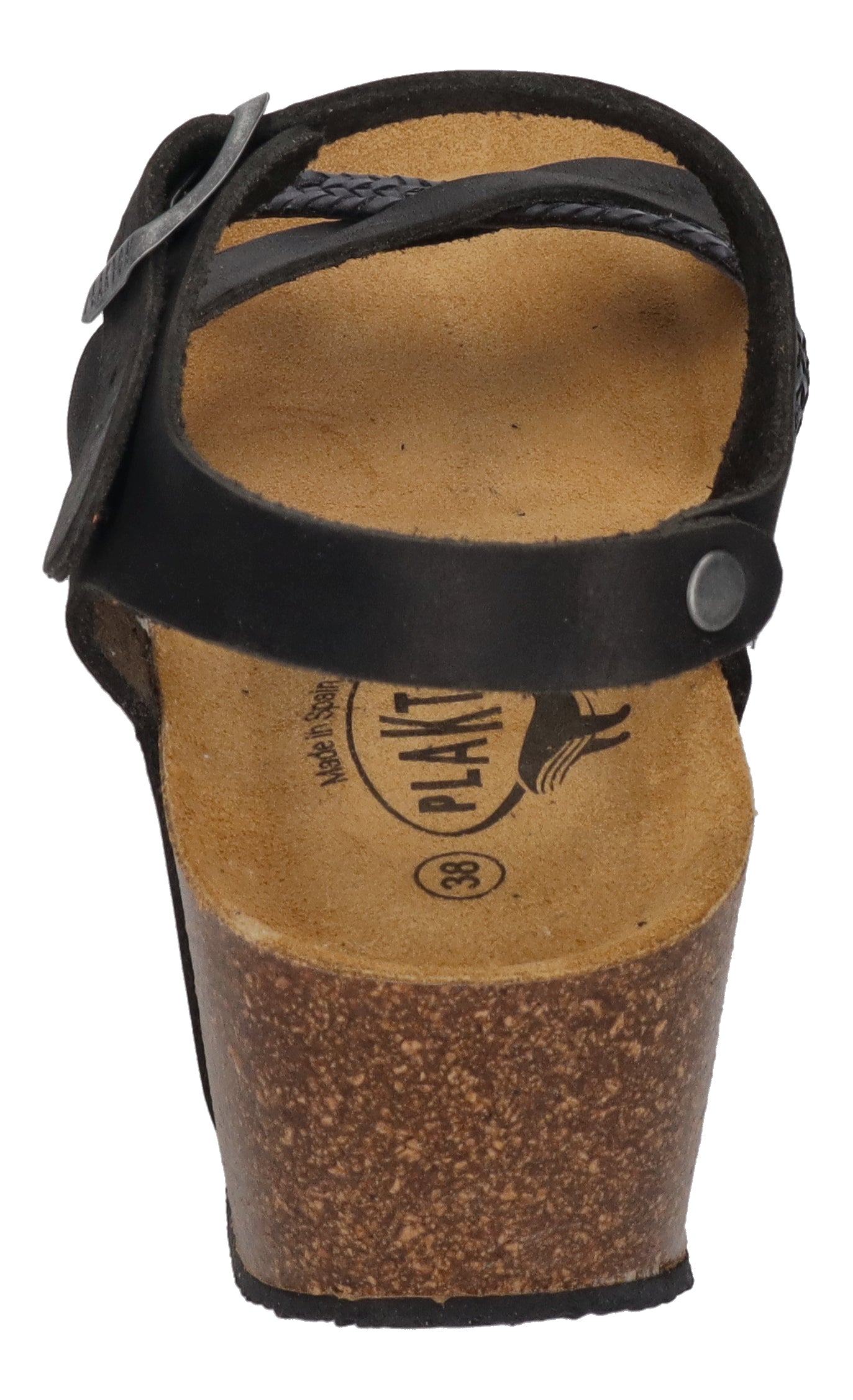 PLAKTON Damenschuhe Sandaletten SO FINAL 875087 trenza negro