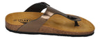 PLAKTON Damenschuhe Zehentrenner - BOLERO 181671 - bronce
