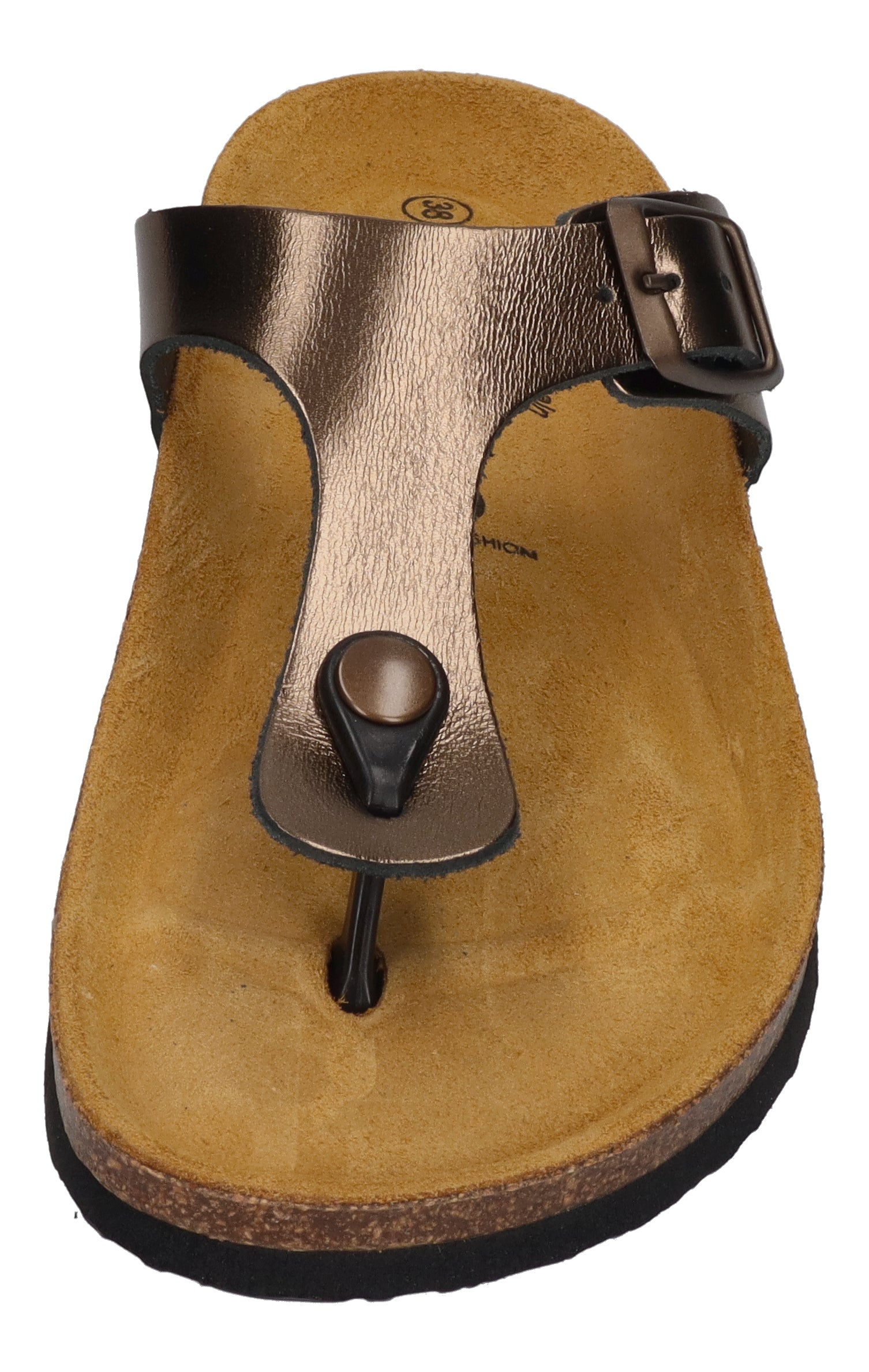 PLAKTON Damenschuhe Zehentrenner - BOLERO 181671 - bronce