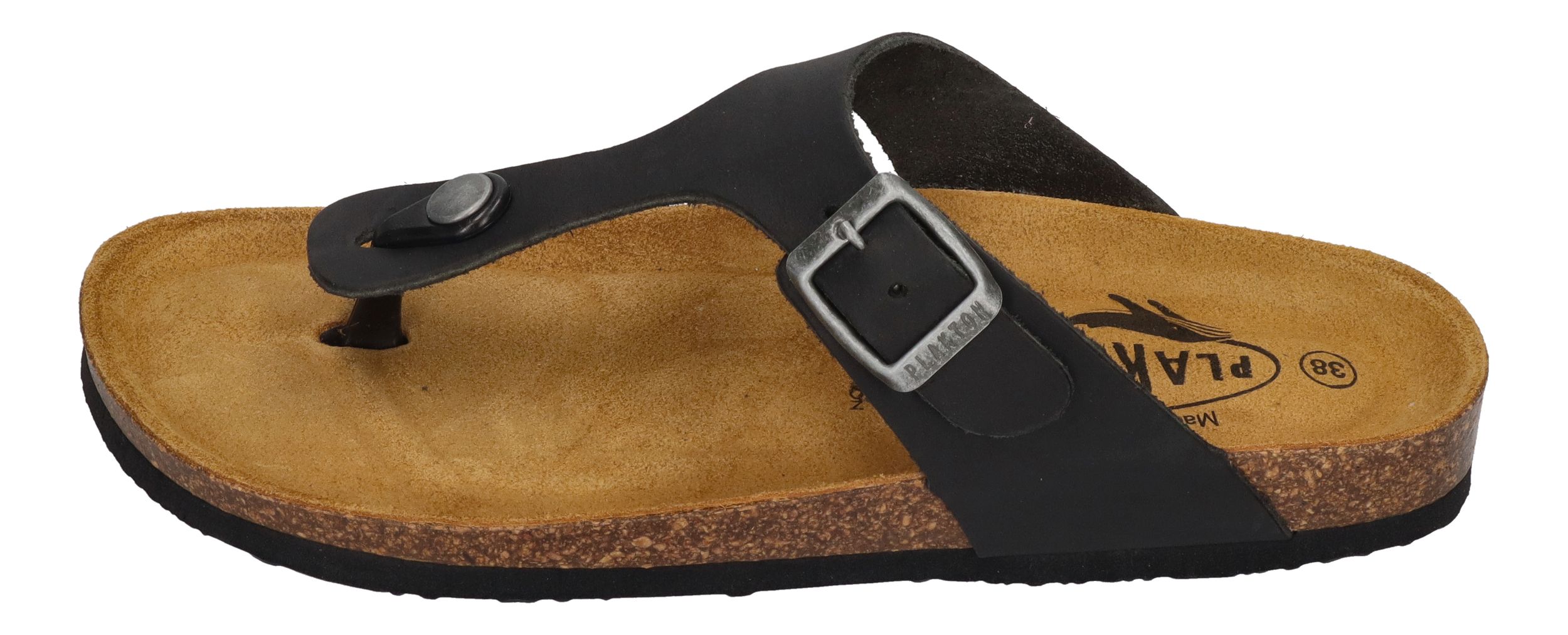PLAKTON Damenschuhe Zehentrenner - BOLERO 181671 - negro