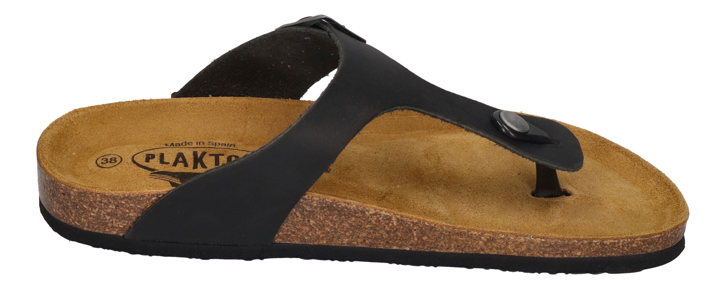 PLAKTON Damenschuhe Zehentrenner - BOLERO 181671 - negro