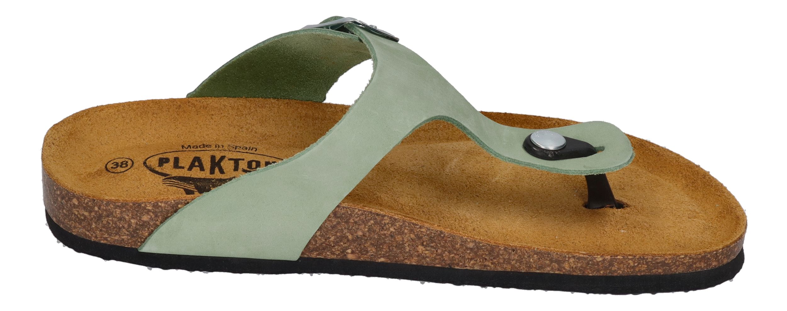 PLAKTON Damenschuhe Zehentrenner - BOLERO 181671 - salvia
