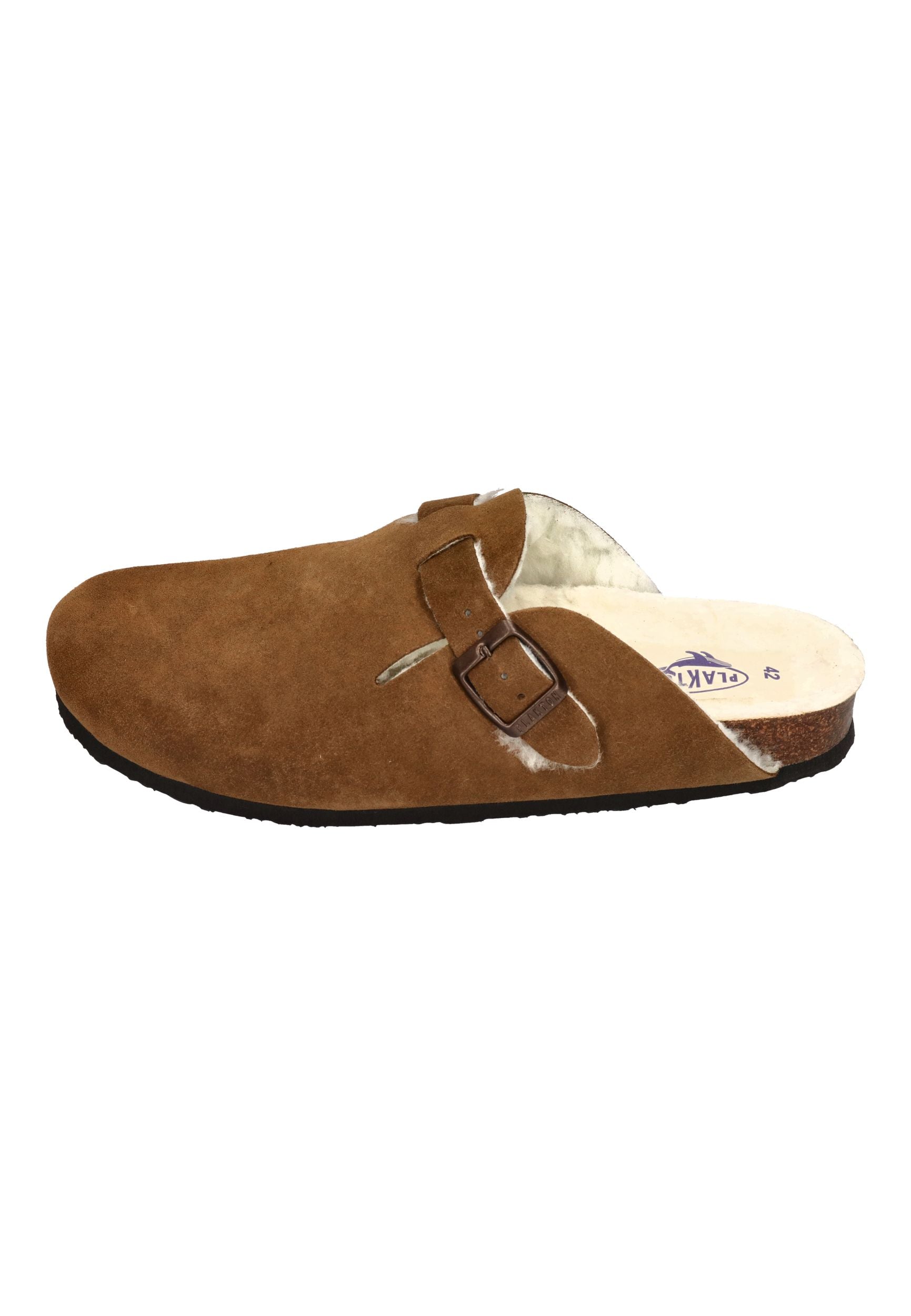 PLAKTON Herrenschuhe Clogs BLOG WOOL 171539 Tostado