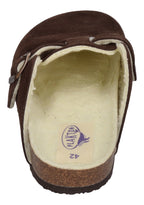 PLAKTON Herrenschuhe Clogs BLOG WOOL 171539 marron