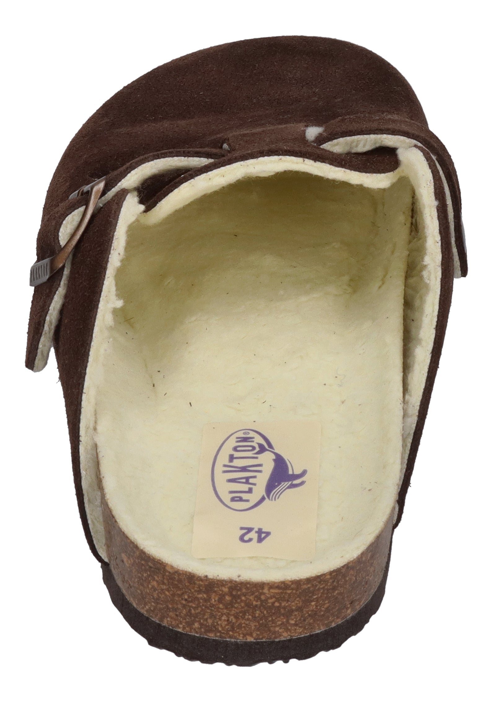 PLAKTON Herrenschuhe Clogs BLOG WOOL 171539 marron