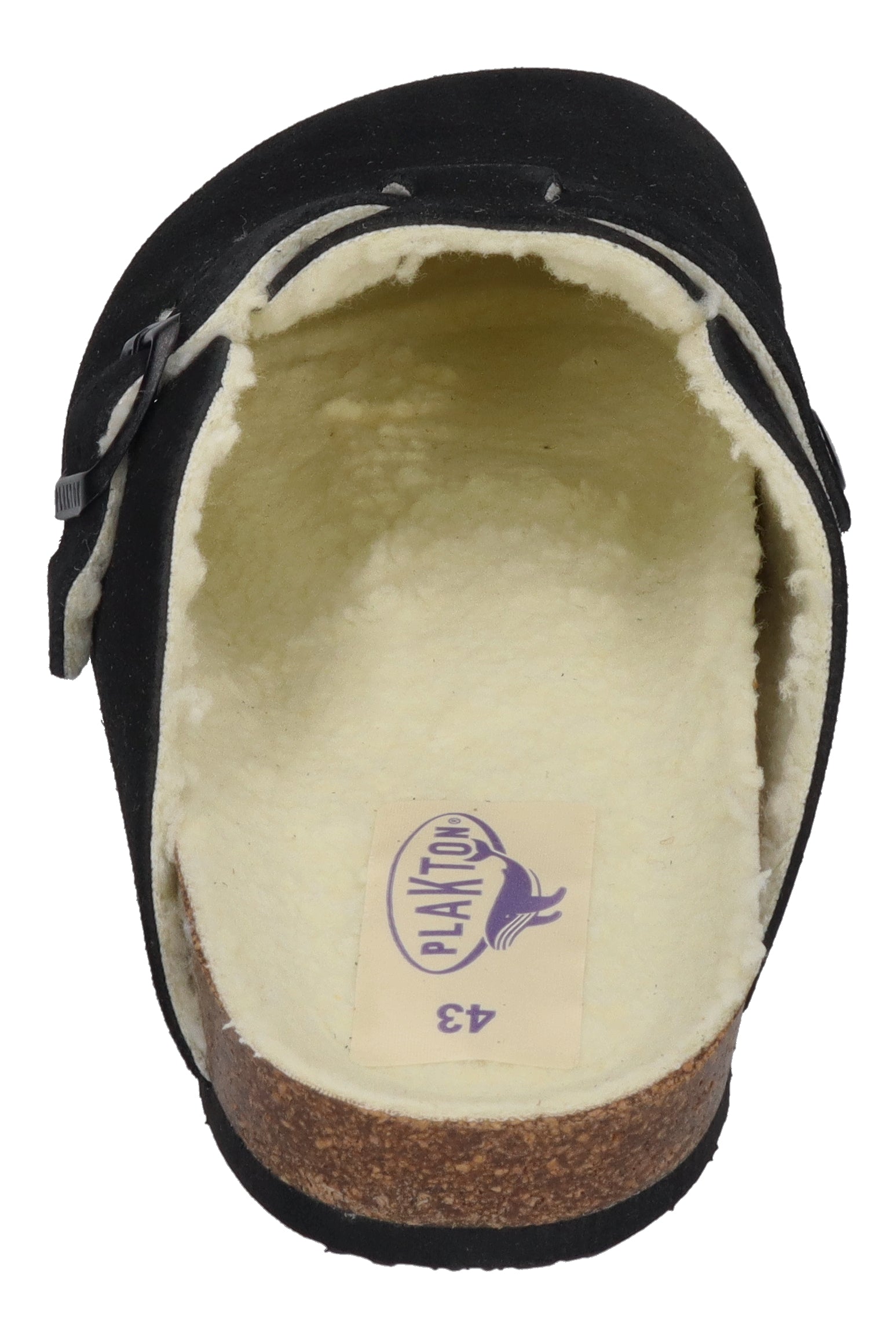 PLAKTON Herrenschuhe Clogs BLOG WOOL 171539 negro