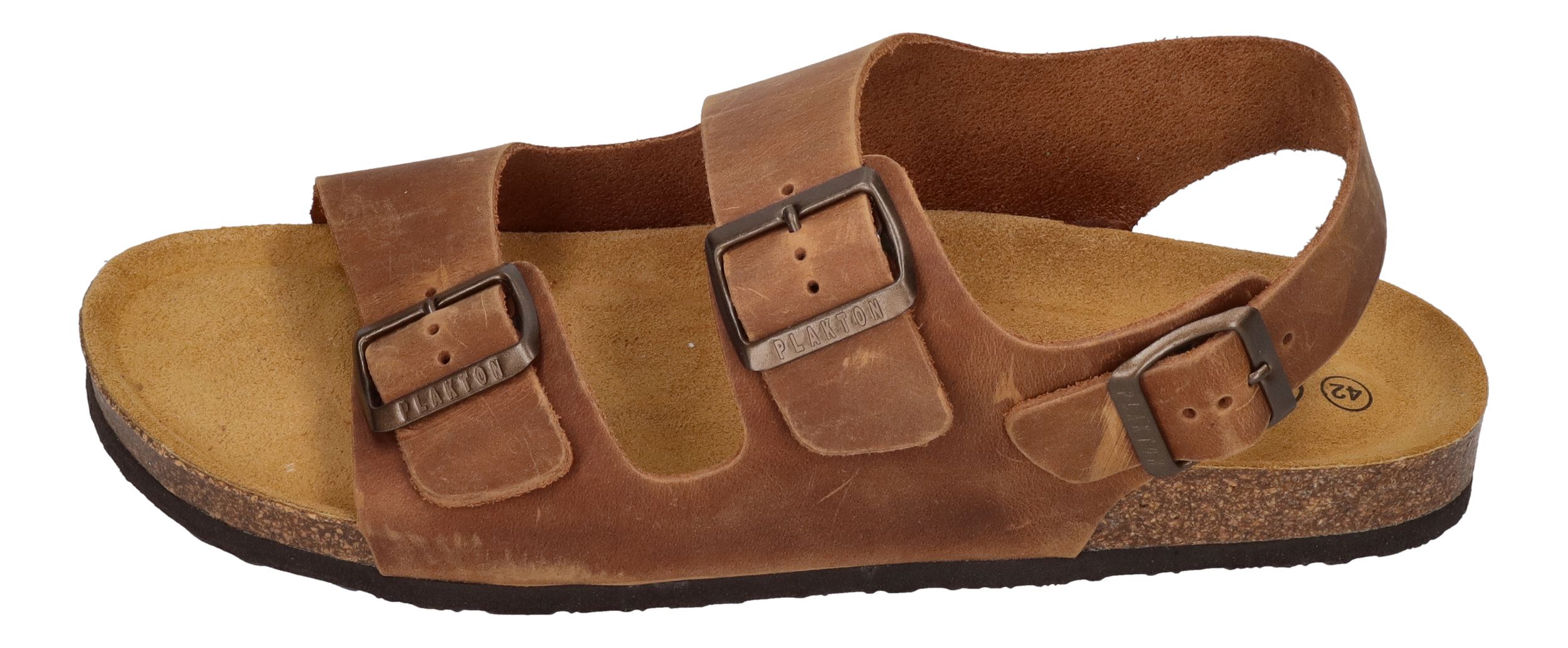 PLAKTON Herrenschuhe Sandalen - BAKU 175113 - roble