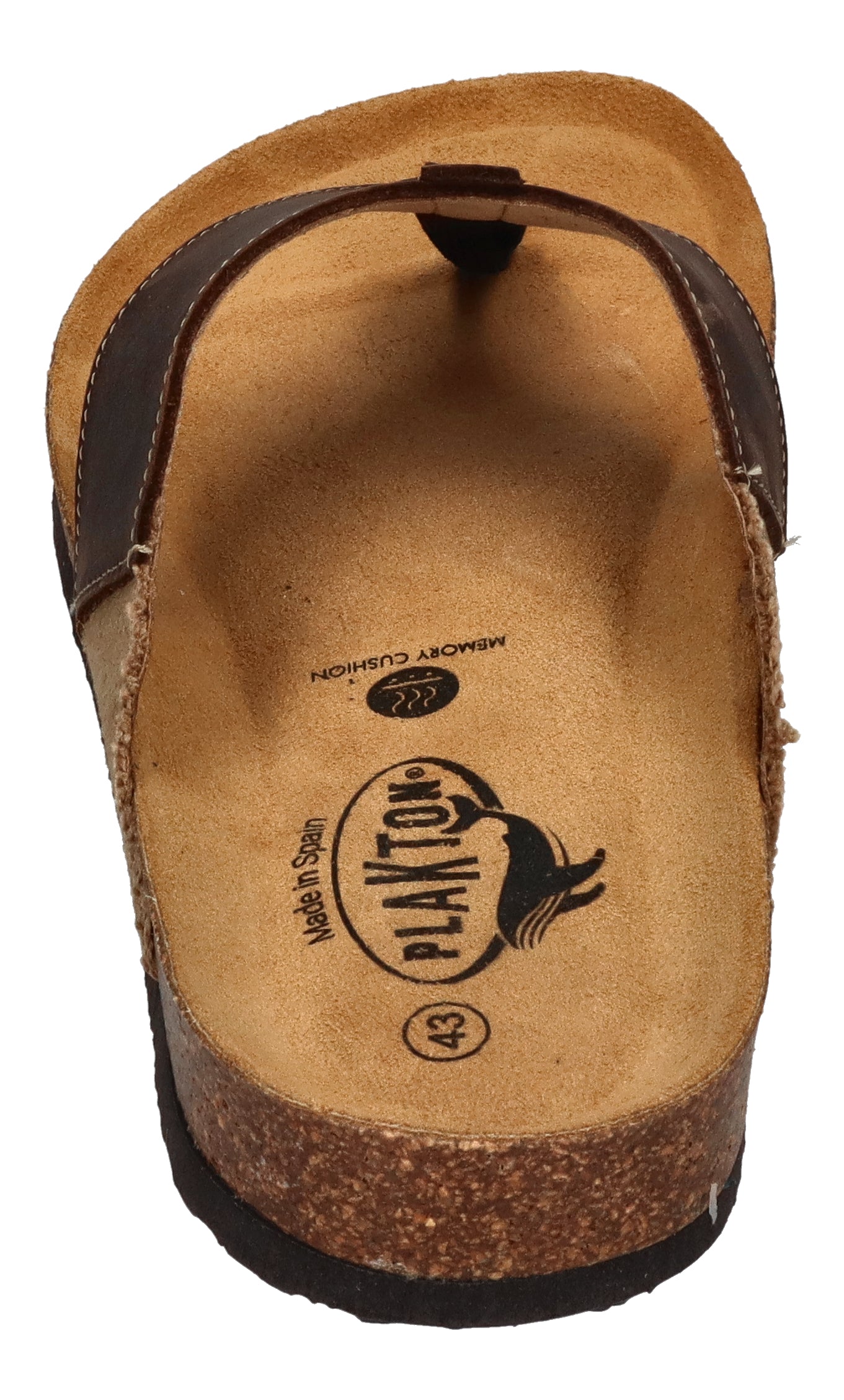 PLAKTON Herrenschuhe Zehentrenner BORNEO 175531- marron