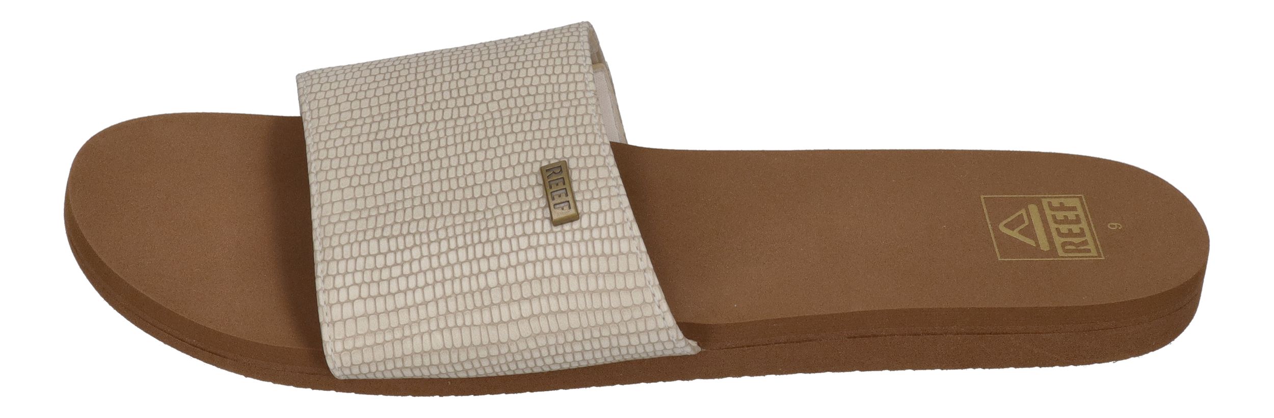 REEF Damensandalen - BLISS NIGHTS SLIDE white tan