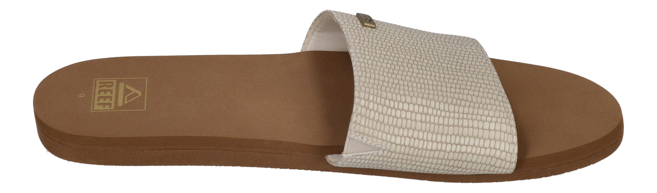 REEF Damensandalen - BLISS NIGHTS SLIDE white tan