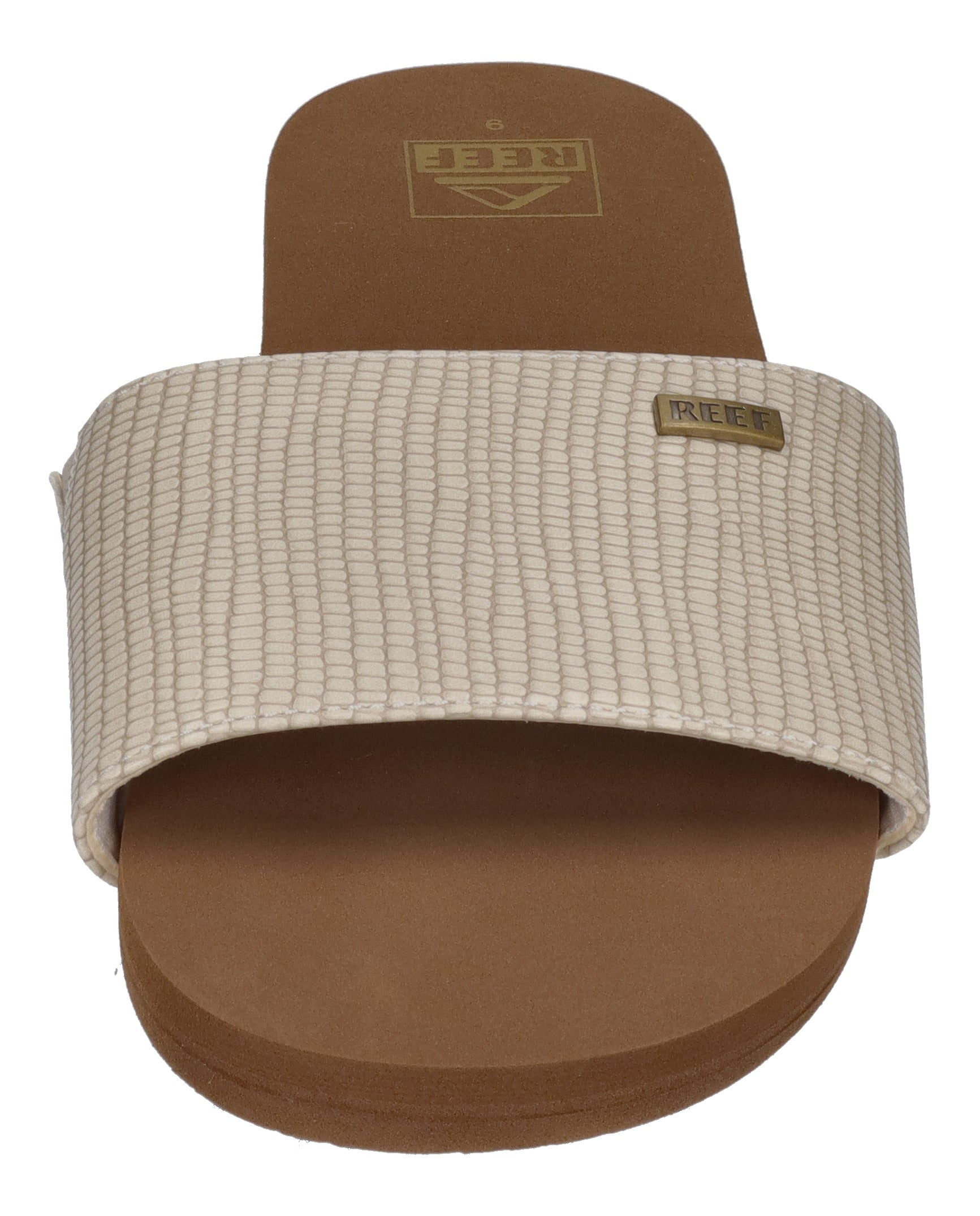 REEF Damensandalen - BLISS NIGHTS SLIDE white tan