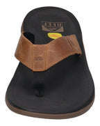 REEF Herrenschuhe Zehentrenner - SANTA ANA - black and tan