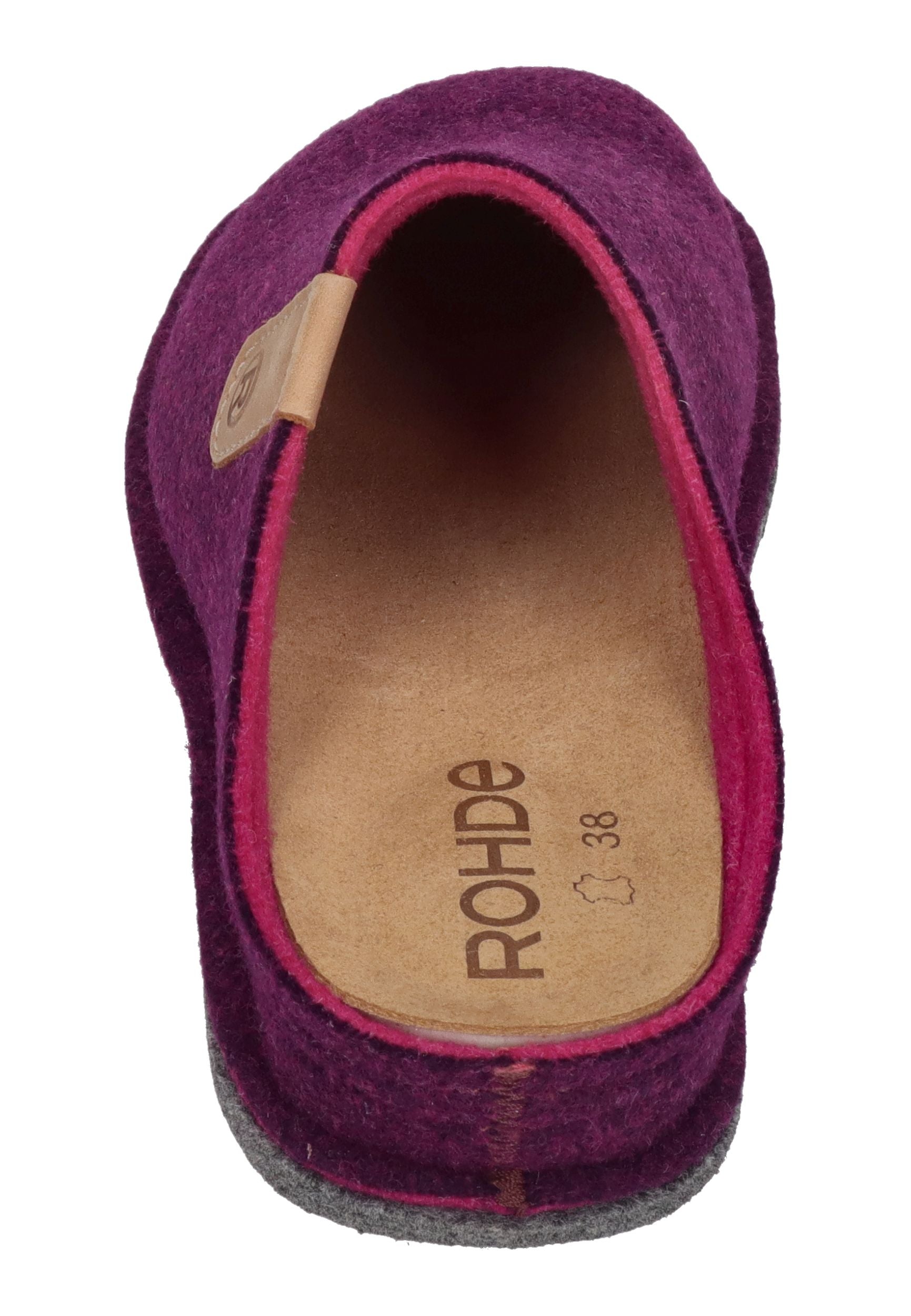 ROHDE Damen Hausschuhe - LUCCA-D 6820-59 brombeere