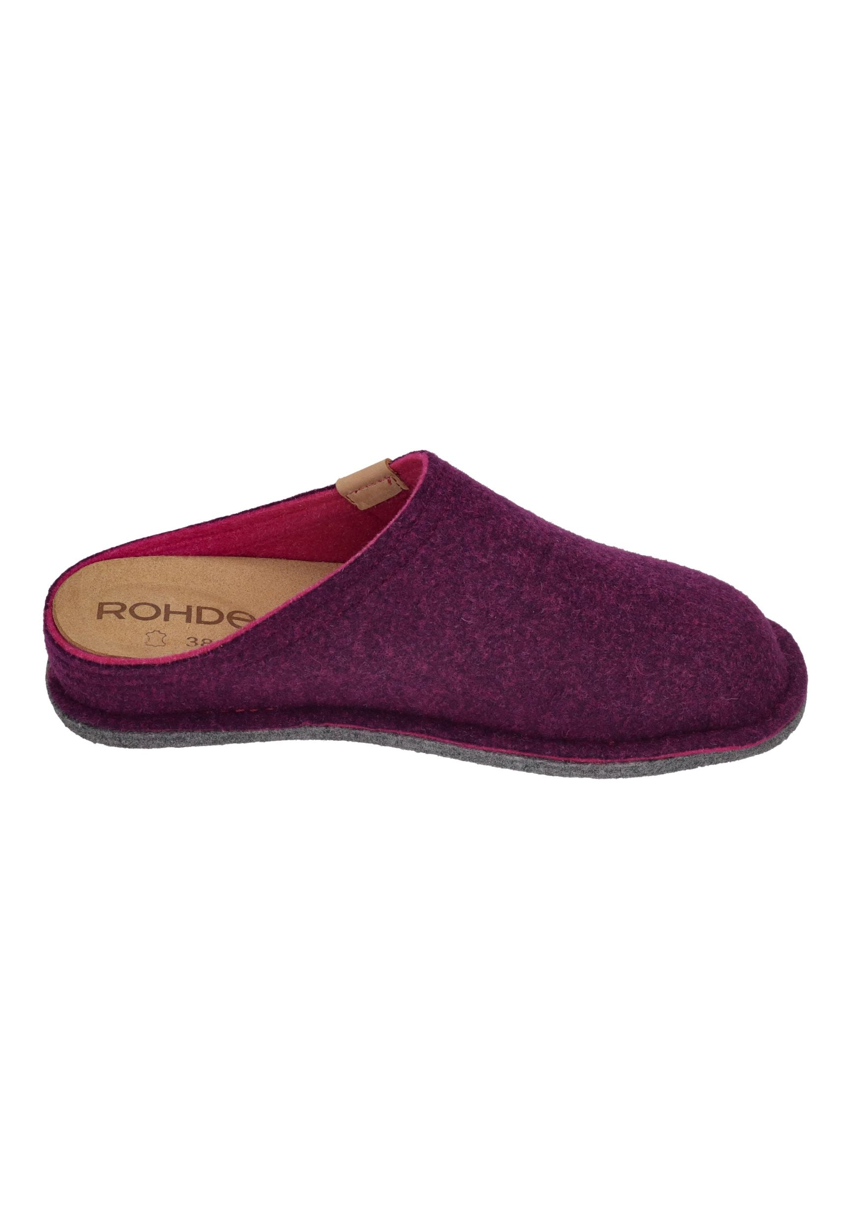 ROHDE Damen Hausschuhe - LUCCA-D 6820-59 brombeere