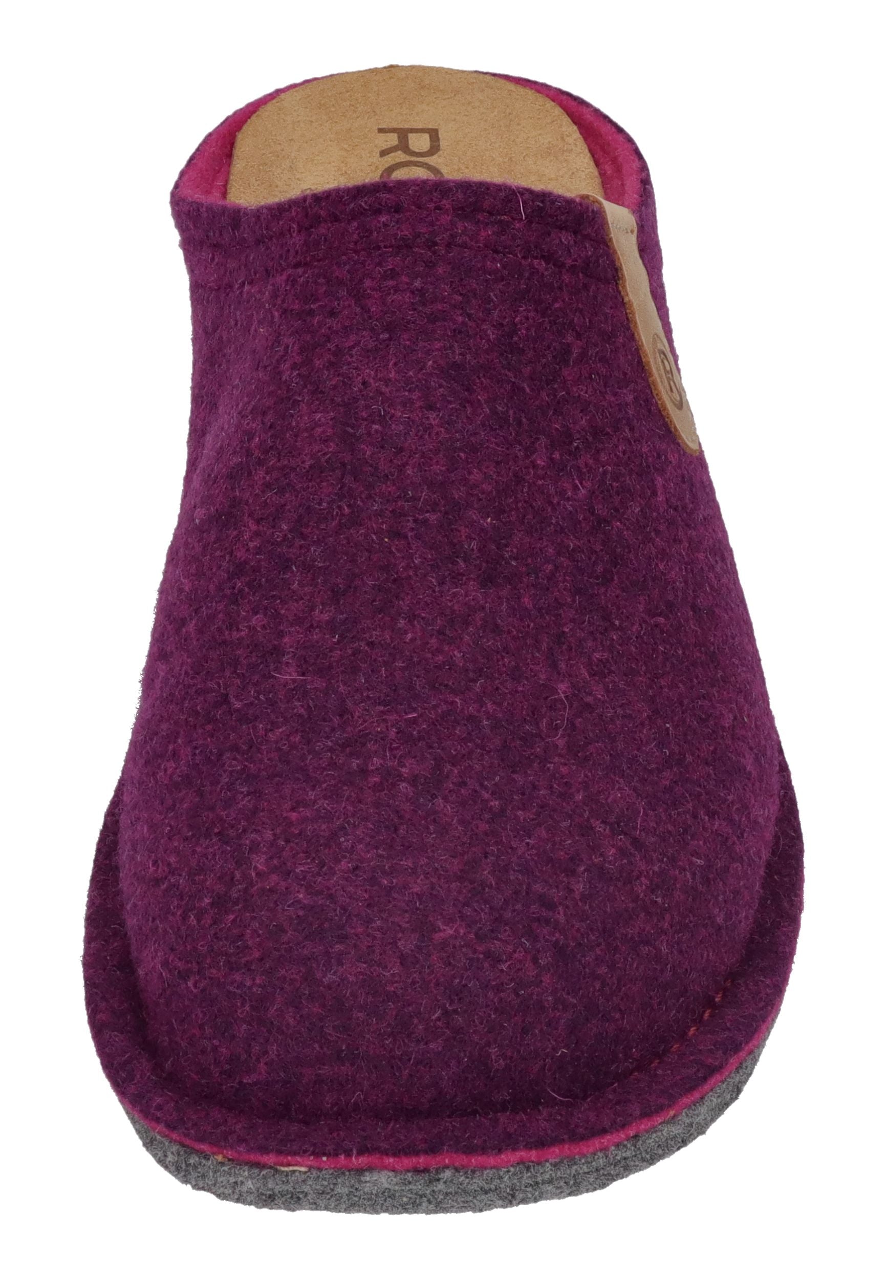 ROHDE Damen Hausschuhe - LUCCA-D 6820-59 brombeere