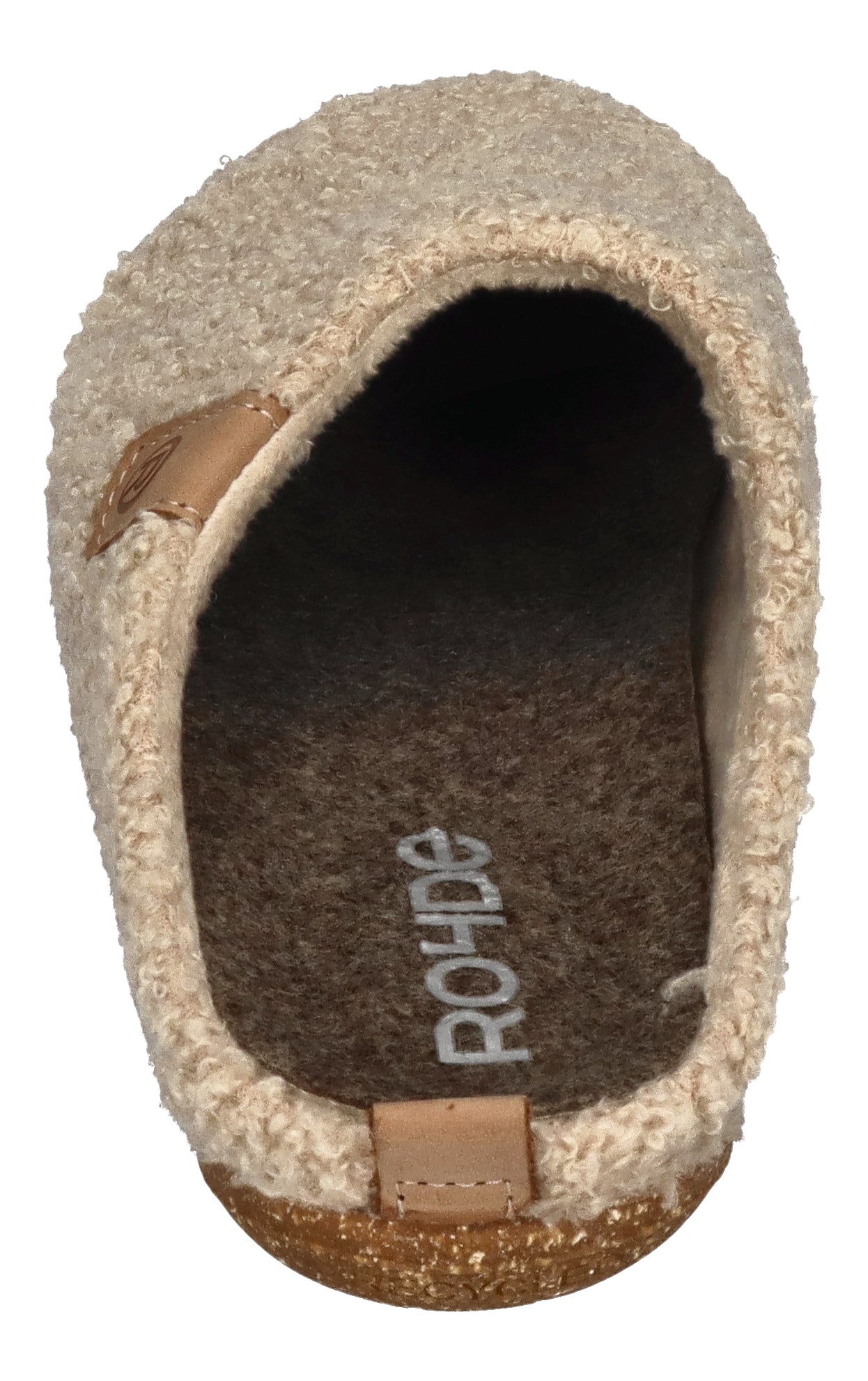 ROHDE Damen Hausschuhe - TIVOLI-D 6870-14 Plüsch natur