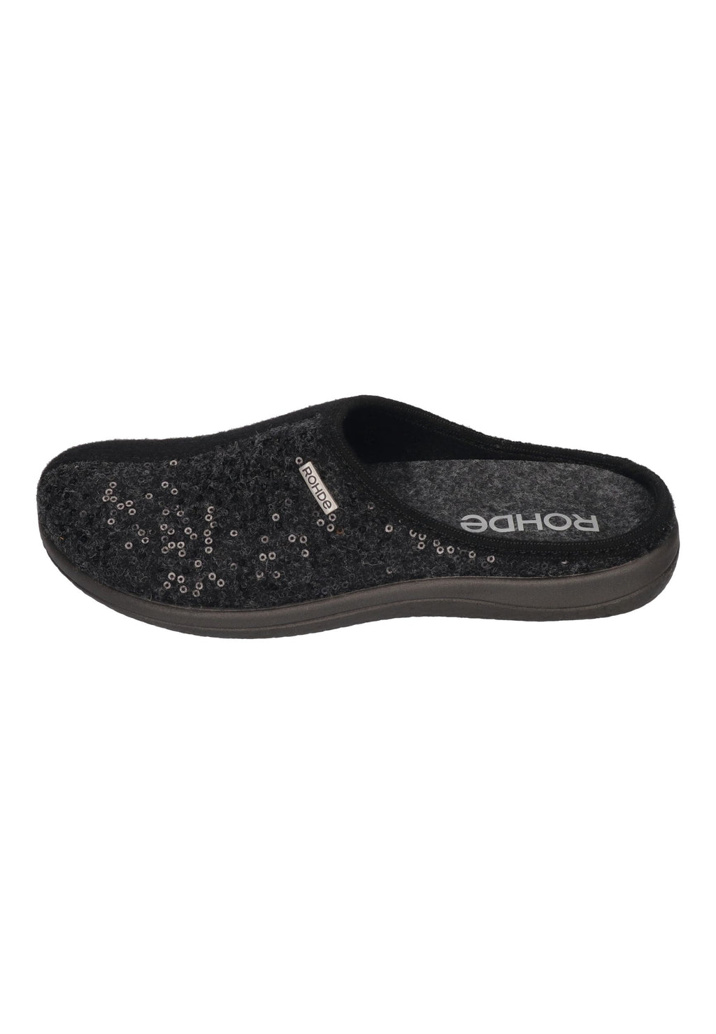 ROHDE Damenschuhe Hausschuhe - BARI 6550-82 anthrazit