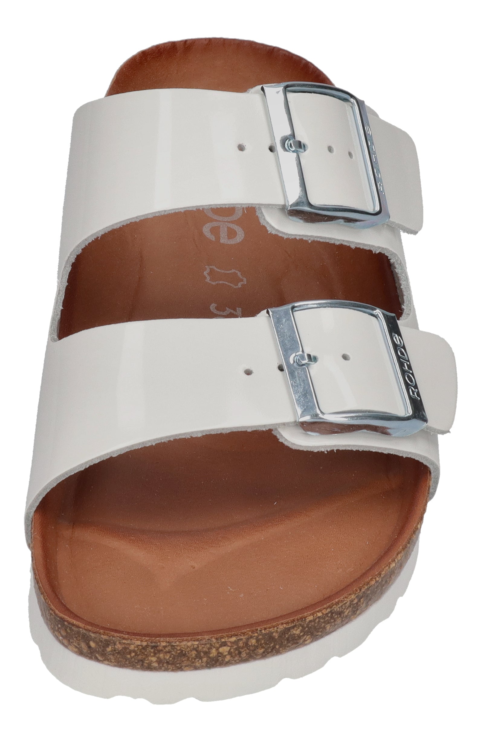 ROHDE Damenschuhe - Pantoletten ALBA 5636 Weiss Lack