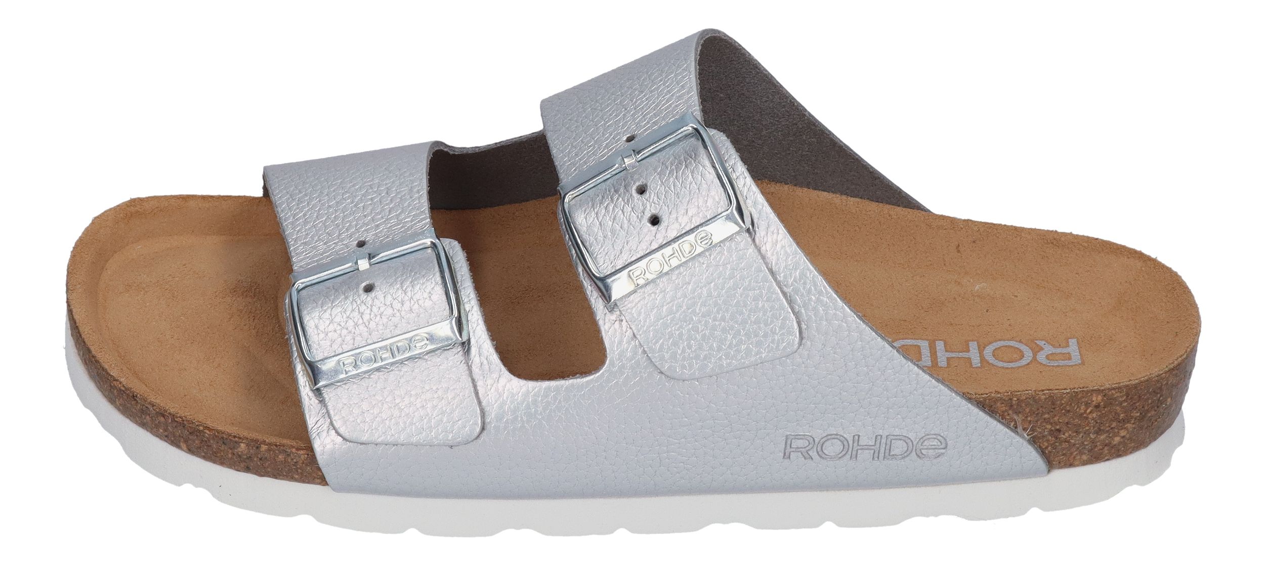ROHDE Damenschuhe - Pantoletten ALBA 5599 - silber